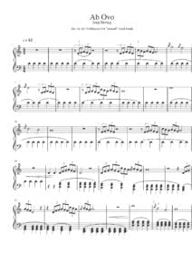 sheet music sheet music partitura Joep Beving
