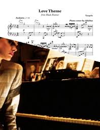sheet music partitura blade runner sheet music