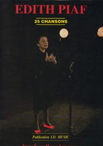 edith piaf sheet music partition