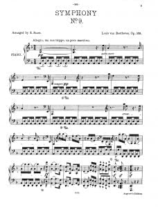 sheet music