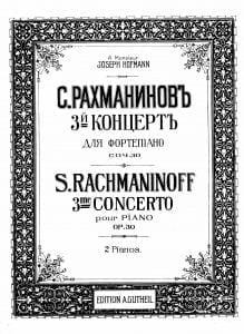 rachmaninoff 3rd piano concerto sheet music