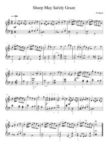 SHEET MUSIC PDF BACH free sheet music pdf