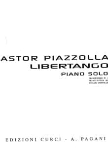 partitura sheet music libertango free sheet music & scores pdf