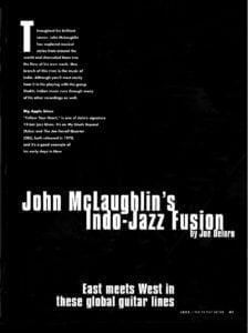 John McLaughlin free sheet music & scores pdf download