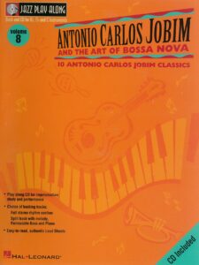 Antonio Carlos Jobim Jazz Play-Along Volume 08 with audio MP3 free sheet music & scores pdf download