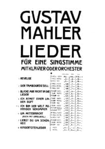 sheet music gustav mahler sheet music score download partitura partition spartiti 楽譜