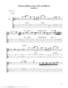 sheet music