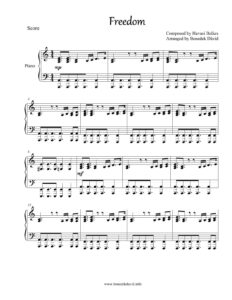 free sheet music partitura partition noten