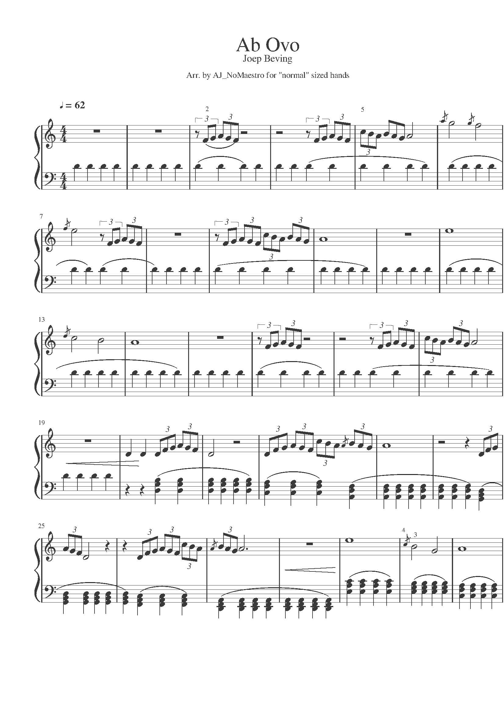 sheet music partitura