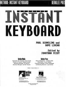 Berklee Instant Keyboard Method