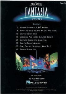 Disney Fantasia 2000 sheet music