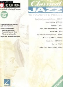 Jazz Play Along Volume 63 – Classical Jazz sheet music
