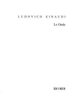 Ludovico Einaudi Le Onde Book sheet music