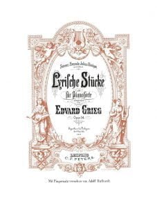 sheet music pdf Grieg