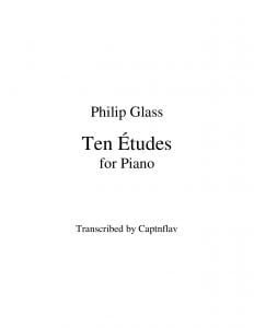 sheet music pdf Glass: Complete Piano Études for piano
