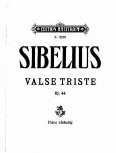 sheet music pdf Jean Sibelius