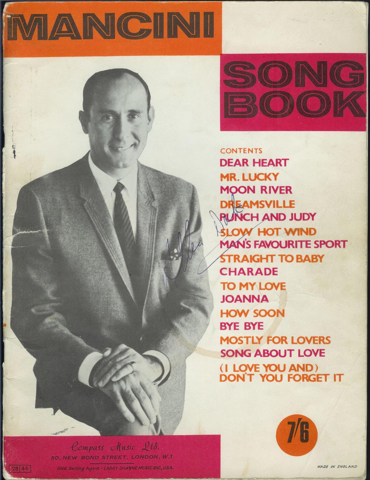 sheet music pdf Henry Mancini