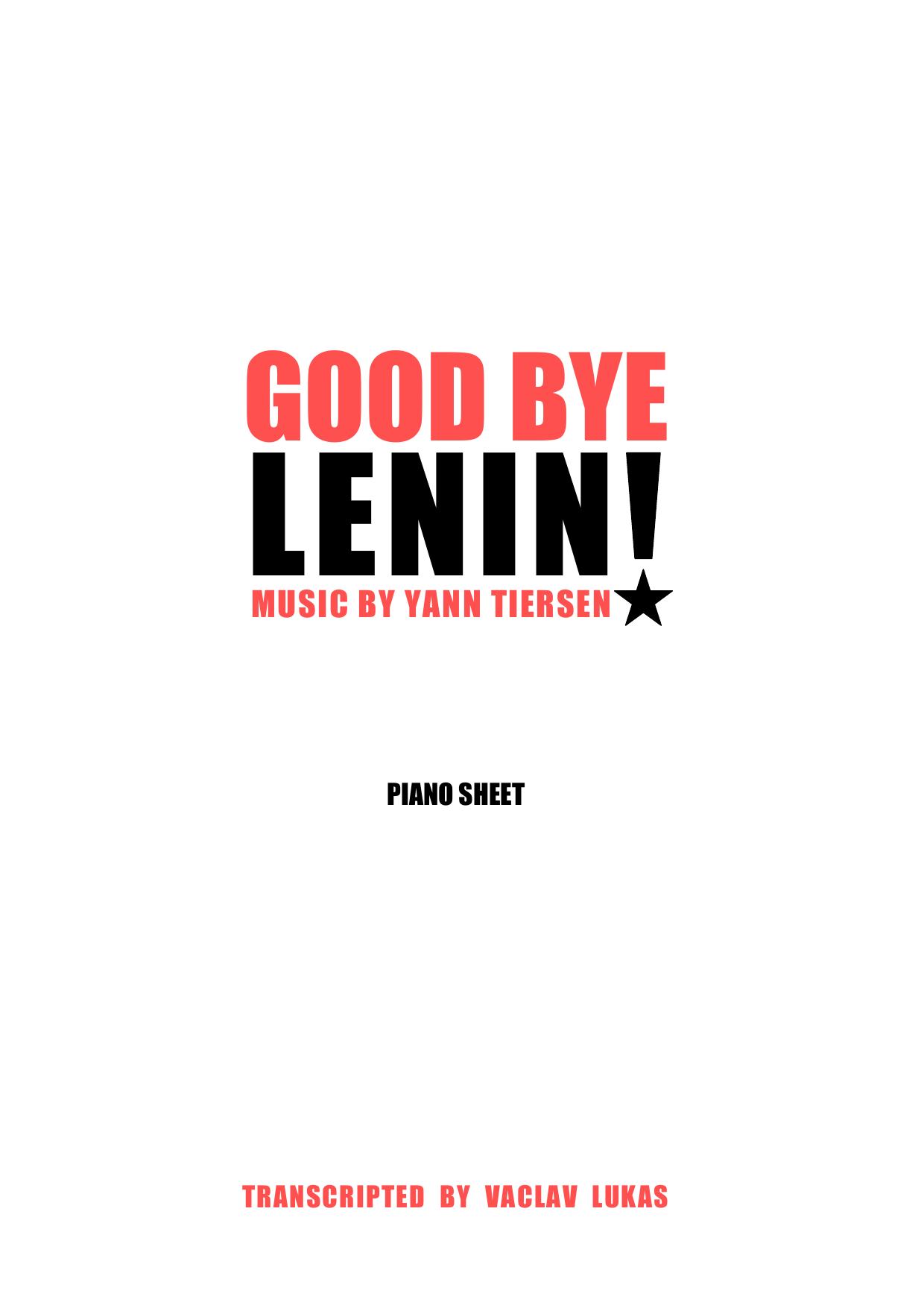 yann tiersen free sheet music pdf Yann Tiersen