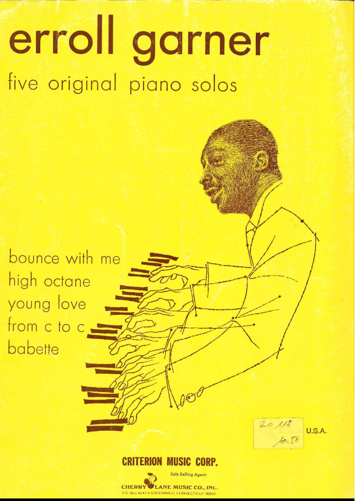 free sheet music & scores pdf Erroll Garner