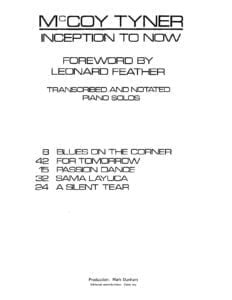 free sheet music & scores pdf McCoy Tyner