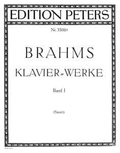 brahms sheet music partitura