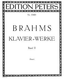 sheet music partitura Brahms