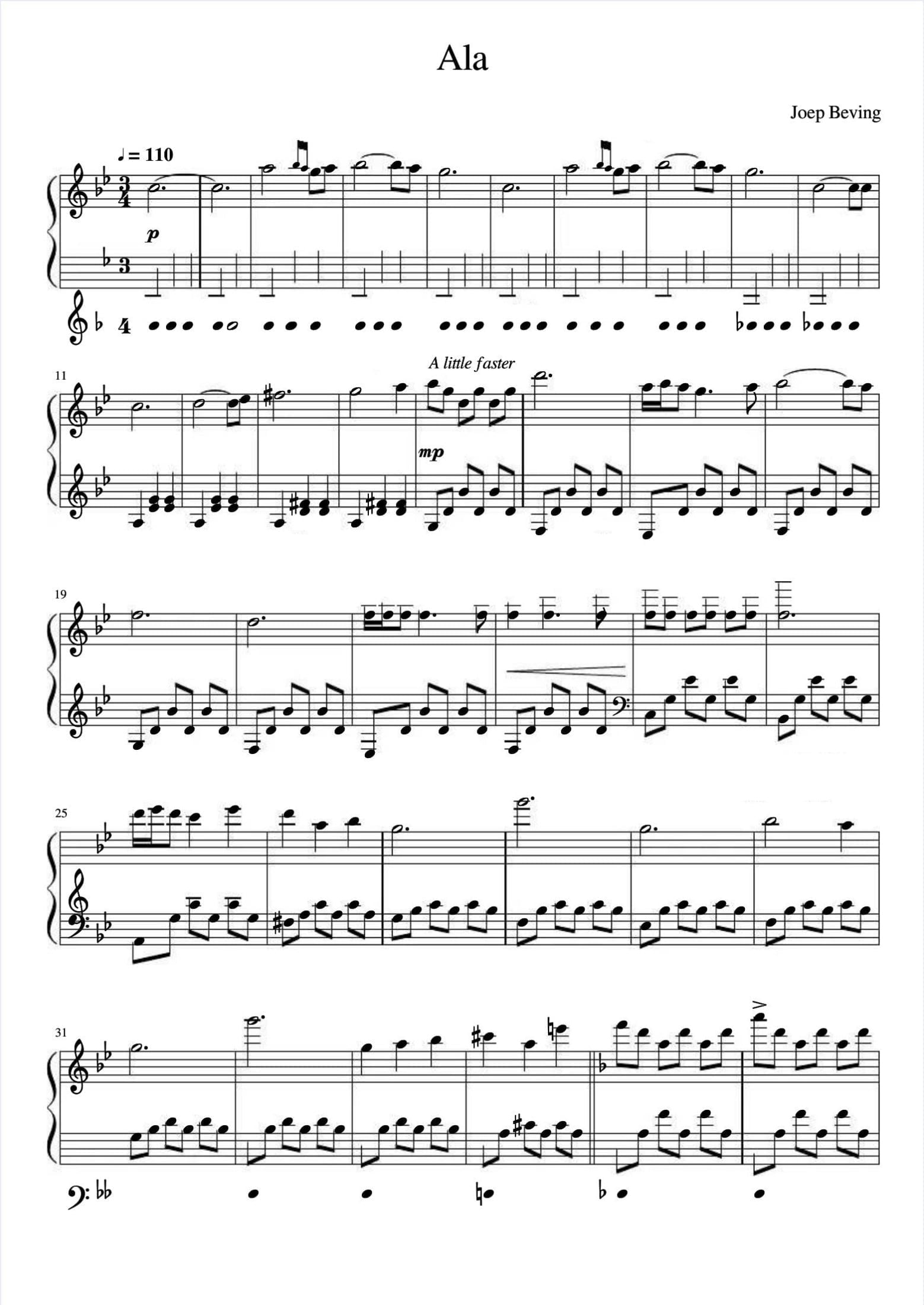 sheet music score download partitura partition spartiti