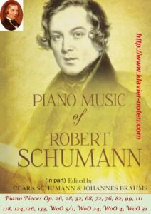sheet music score download partitura partition spartiti robert schumann piano solo sheet music