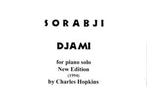 Sorabji  noten sheet music