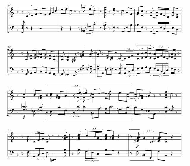 Bill Evans The Solo Sessions 4 sheet music