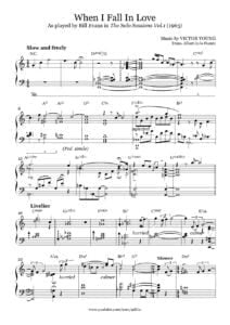 Victor Young sheet music partition partitura