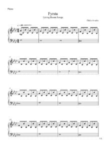sheet music score download partitura partition spartiti noten 楽譜 망할 음악 ноты Ólafur Arnalds