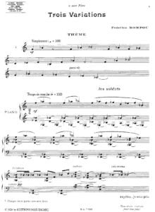 sheet music Mompou