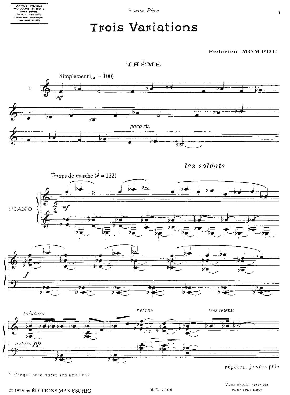 sheet music