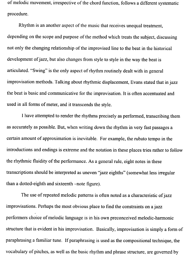 improvisation jazz sheet music