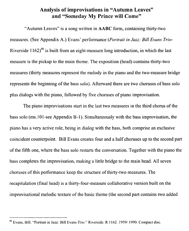 improvisation jazz sheet music