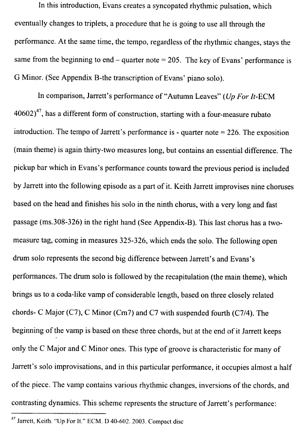 improvisation jazz sheet music