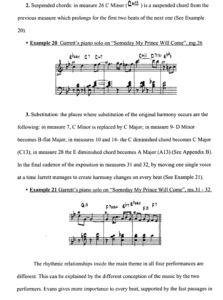 improvisation jazz sheet music