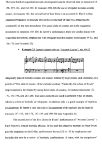 improvisation jazz sheet music