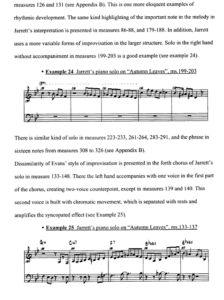 improvisation jazz sheet music