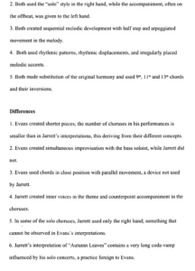 improvisation jazz sheet music