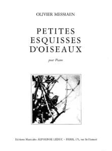 free scores download Olivier Messiaen (1908-1992) La Colombe (Piano sheet music, partition) from Préludes for Piano