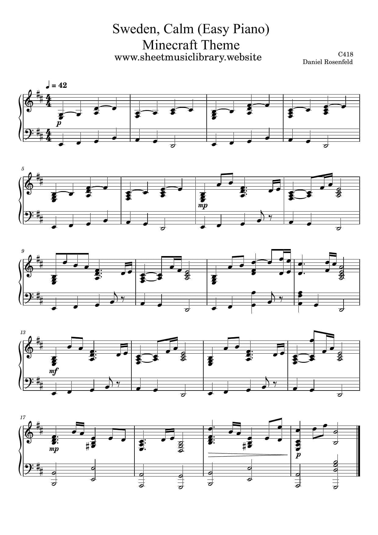free scores download
