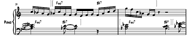 McCOY TYNER jazz sheet music transcription