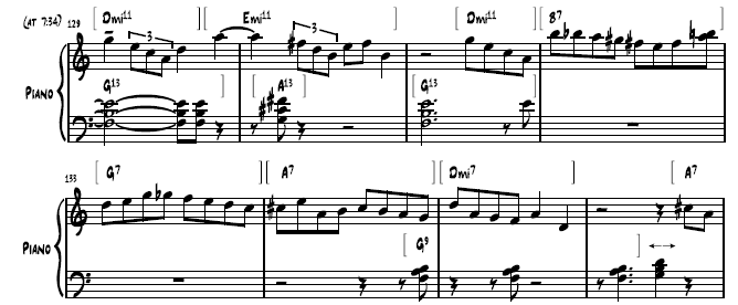 McCOY TYNER jazz sheet music transcription
