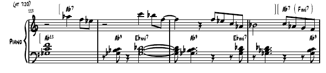 McCOY TYNER jazz sheet music transcription