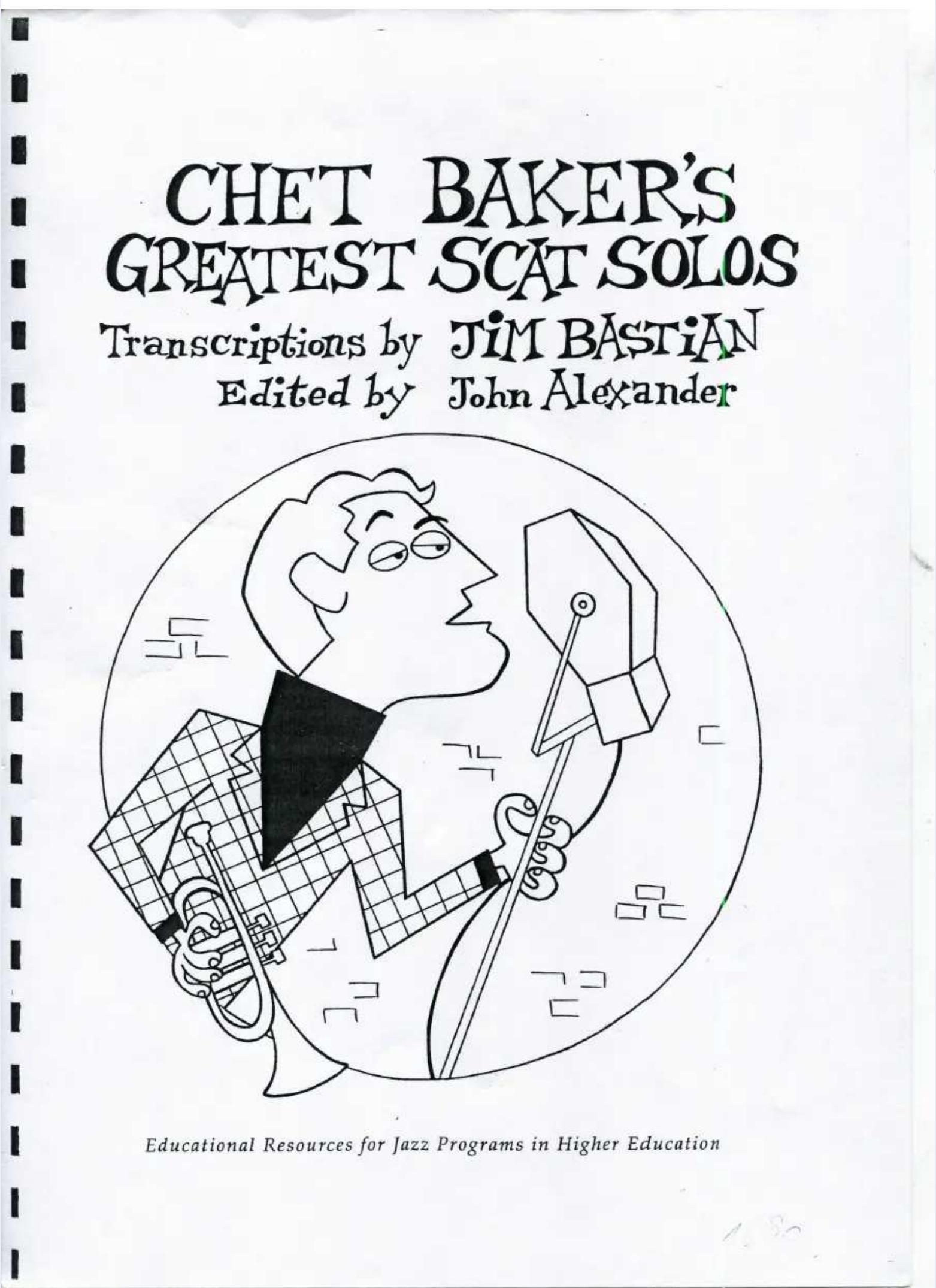 Chet Baker score free download