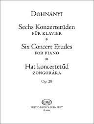 dohnanyi 6 concert etudes sheet music