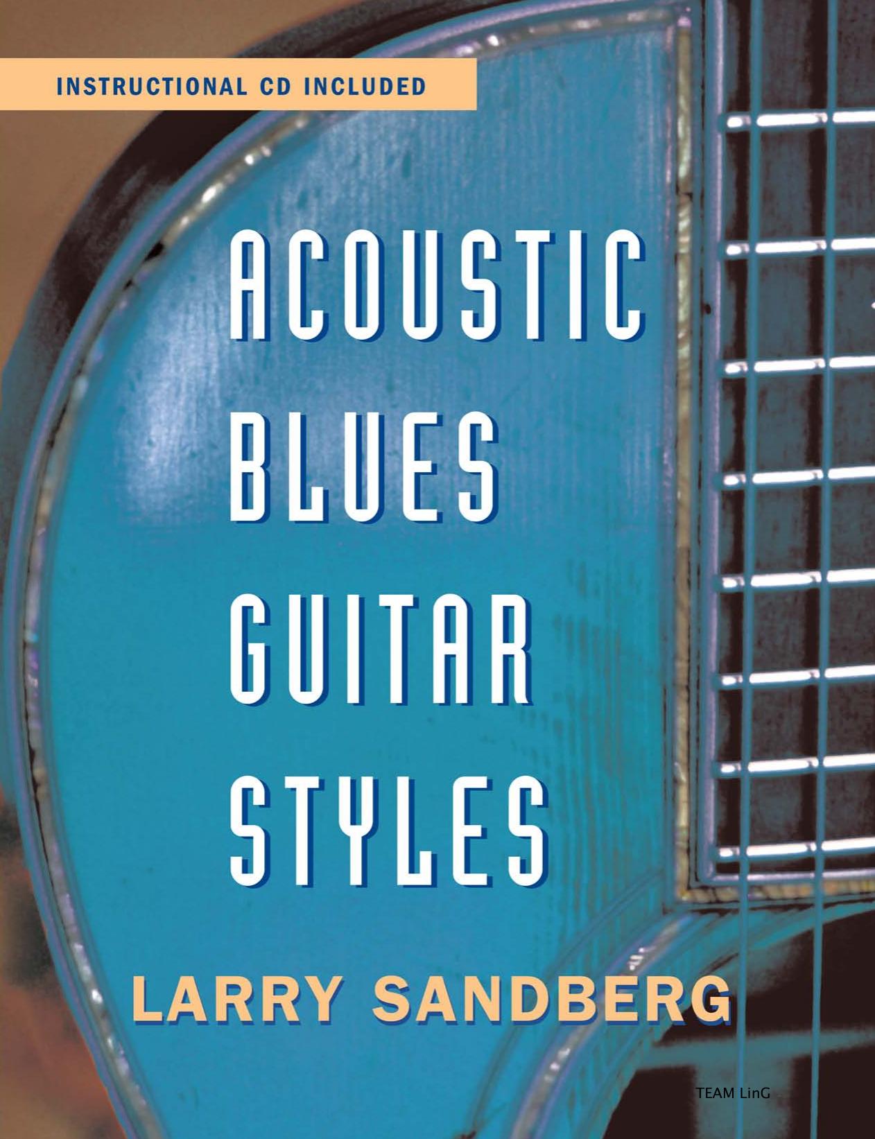 sheet music download Acoustic Blues Guitar Styles (Larry Sandberg) (with Tablature)