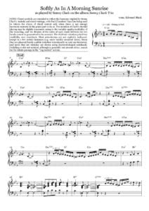 free sheet music download Sonny Clark
